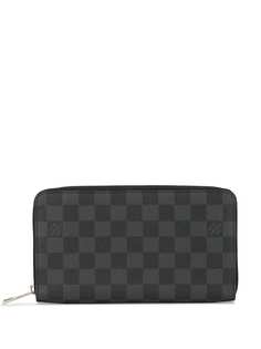 Louis Vuitton кошелек Damier с круговой молнией и узором pre-owned