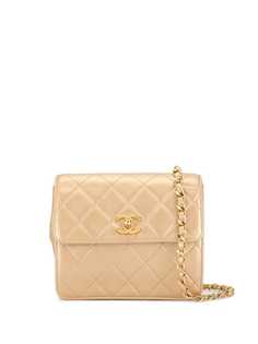 Chanel Pre-Owned стеганая сумка через плечо 1992-го года