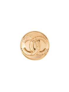 Chanel Pre-Owned брошь 1994-го года с логотипом CC