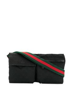 Gucci Pre-Owned поясная сумка Shelly Line с узором GG