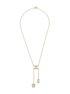 Chanel Pre-Owned колье со стразами