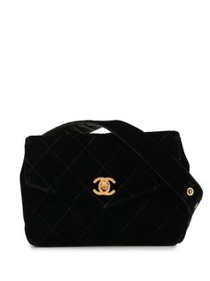 Chanel Pre-Owned стеганая поясная сумка