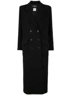 Chanel Pre-Owned пальто 1998-го года с длинными рукавами