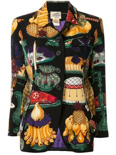 Hermès жакет с принтом pre-owned Hermes