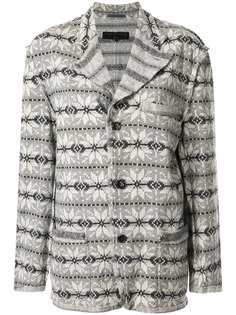 Comme Des Garçons Pre-Owned пиджак с длинными рукавами