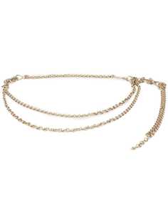 Chanel Pre-Owned ремень с цепочкой и логотипом CC