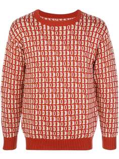Bode джемпер с узором