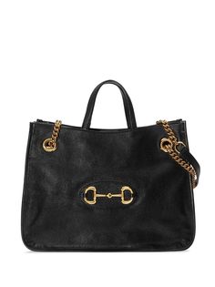 Gucci сумка-тоут 1955 Horsebit среднего размера