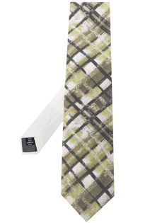 Gianfranco Ferré Pre-Owned галстук 1990-х годов в клетку