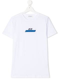 Iceberg Kids футболка с вышитым логотипом