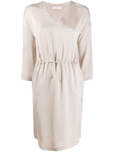 Fabiana Filippi платье миди с V-образным вырезом