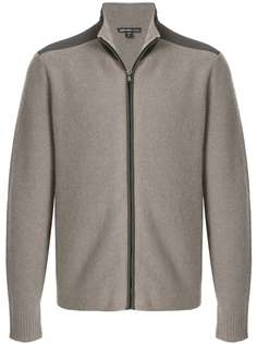 James Perse фетровый свитер на молнии