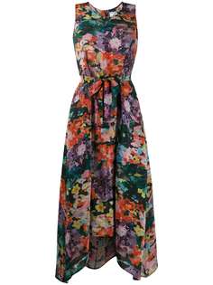 Anntian платье миди с вышивкой