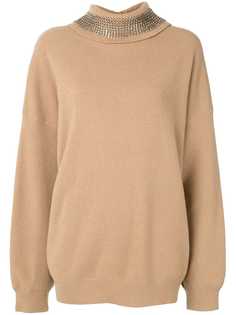 Alexander Wang джемпер свободного кроя с высоким воротником