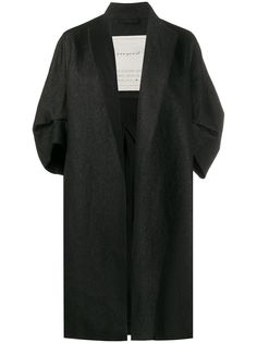 Toogood однобортное пальто с драпировкой