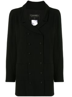 Chanel Pre-Owned двубортный блейзер 1998-го года