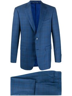 Canali костюм-двойка строгого кроя