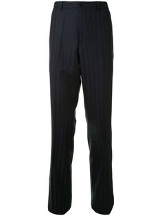 Kent & Curwen полосатые брюки строгого кроя