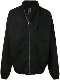 Rick Owens DRKSHDW куртка с воротником-воронкой и принтом
