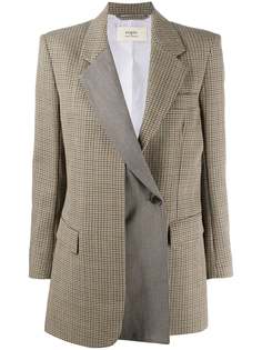 Ports 1961 клетчатый блейзер асимметричного кроя