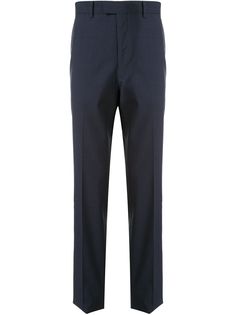 Kent & Curwen фактурные брюки строгого кроя