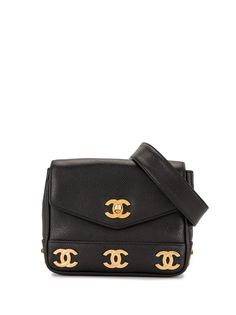 Chanel Pre-Owned поясная сумка Triple 1992-го года с логотипом CC