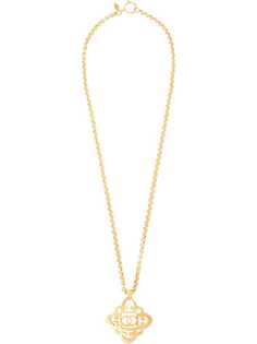 Chanel Pre-Owned колье с подвеской-логотипом