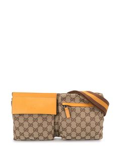 Gucci Pre-Owned поясная сумка с узором GG Supreme