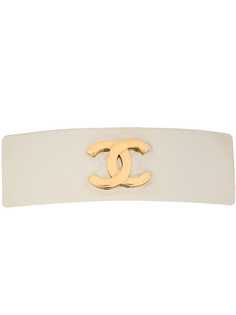 Chanel Pre-Owned заколка для волос с логотипом CC