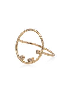 Xiao Wang кольцо Gravity из желтого золота с бриллиантами
