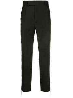 Haider Ackermann декорированные укороченные джинсы