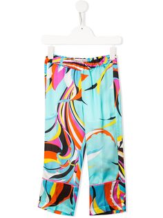 Emilio Pucci Junior брюки с абстрактным принтом