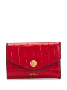 Mulberry компактный картхолдер с тиснением