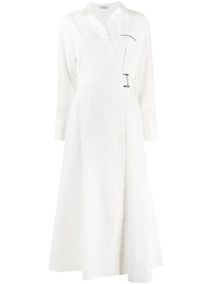 Brunello Cucinelli двубортное платье с поясом