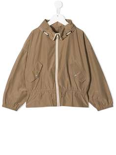Brunello Cucinelli Kids парка с кулиской на воротнике