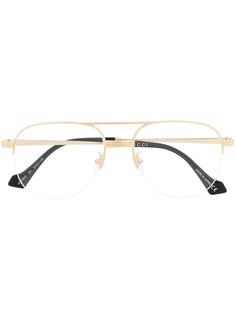 Gucci Eyewear очки в овальной оправе