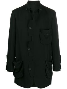 Yohji Yamamoto куртка с накладными карманами