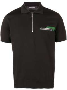 Dsquared2 рубашка-поло с молнией