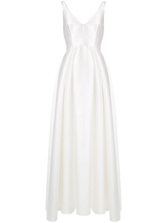 Alberta Ferretti вечернее платье с V-образным вырезом без рукавов