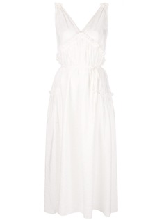 Isa Arfen расклешенное платье с V-образным вырезом