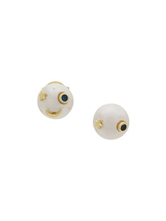 Eshvi pearl embellished studs