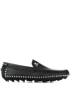 Philipp Plein мокасины с заклепками-шипами