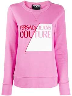 Versace Jeans Couture толстовка с вышитым логотипом