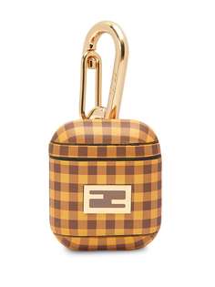 Fendi чехол для Airpods с декором Baguette FF