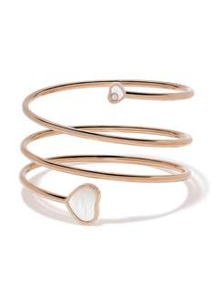 Chopard браслет Happy Hearts из розового золота с бриллиантами