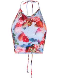 Collina Strada укороченный топ Sistine с принтом