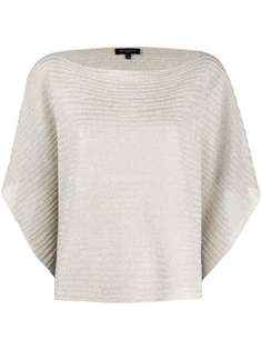 Antonelli трикотажный топ с открытыми плечами и эффектом металлик