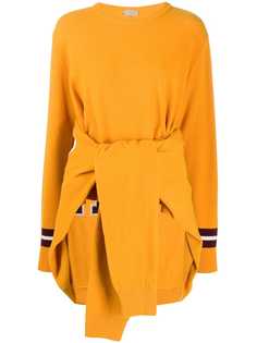 MRZ джемпер с завязками на рукавах