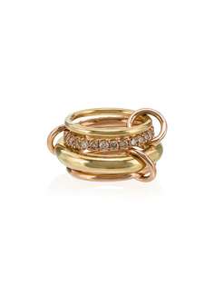 Spinelli Kilcollin кольцо Luna из желтого и красного золота
