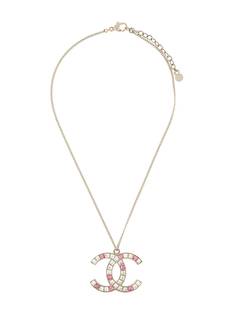 Chanel Pre-Owned колье с подвеской-логотипом CC
